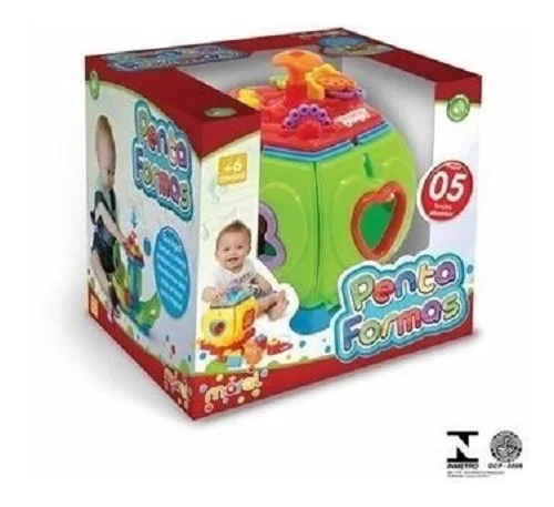Box With Sound Pentaprants Maral Cleaning Pretending Game Toy For Children