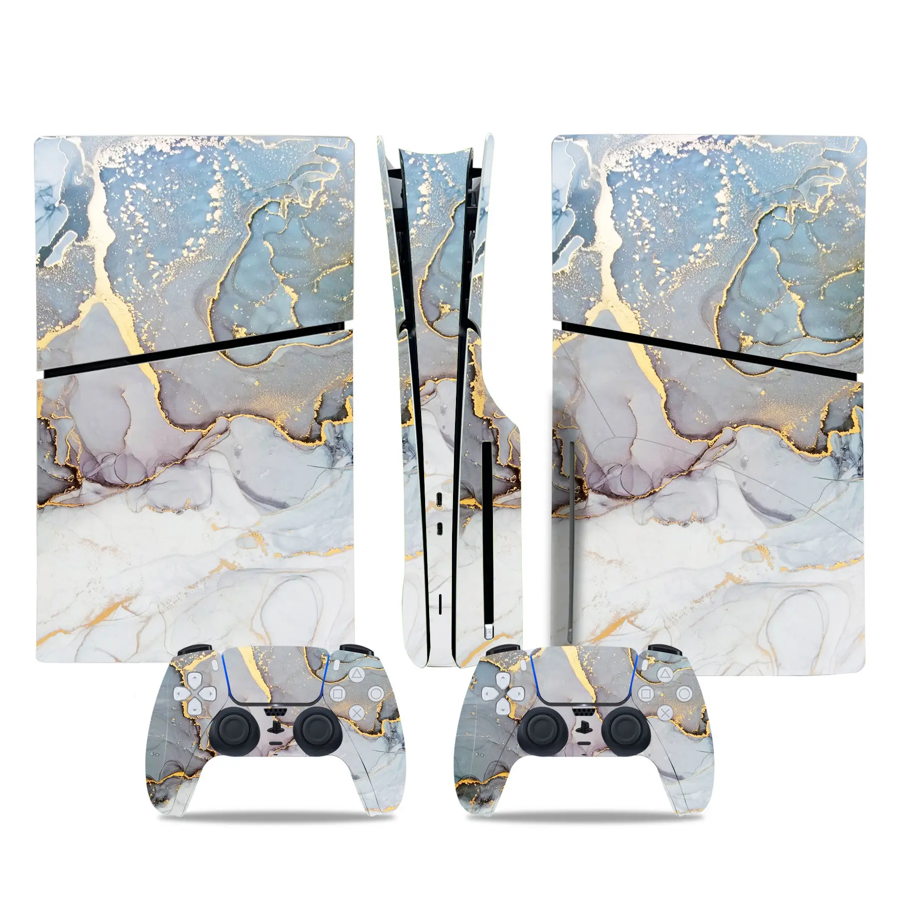 FOR PS5 SLIM Standard Disc Edition Sticker Decal Cover fConsole &  Controller PS5 SLIM Skin Frosted film Sticker Vinyl - AliExpress