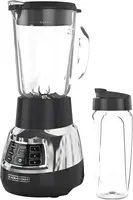 Quiet Blender with 6-Cup Glass Jar, 3 Speeds & Pulse Function, 900W Power for Fast Smoothies and Drinks
