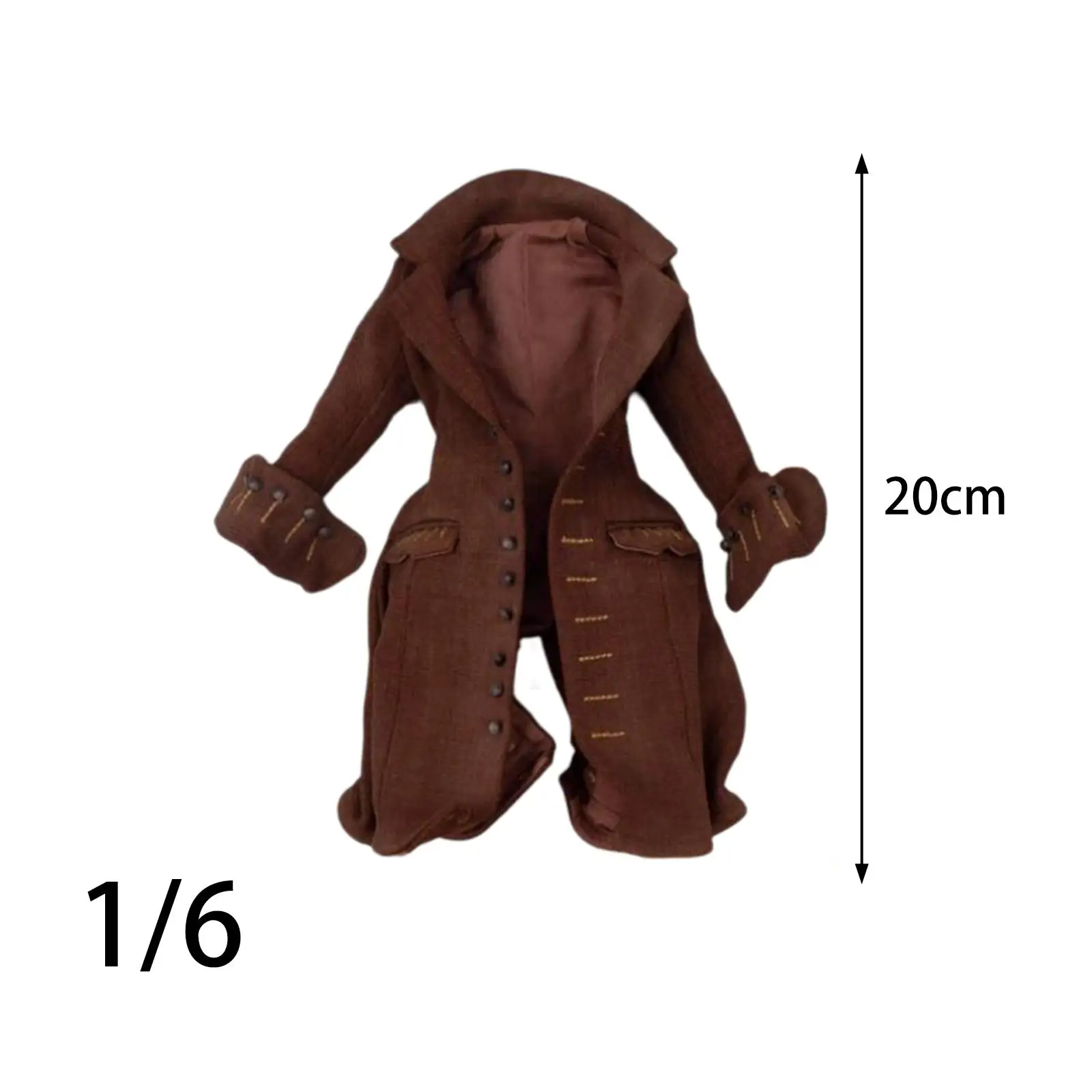 1:6 Female Soldier Overcoat Casual Fashion Outwear Outfits Party Stage Prop Cosplay for 12inch Female Figures Body Accessories