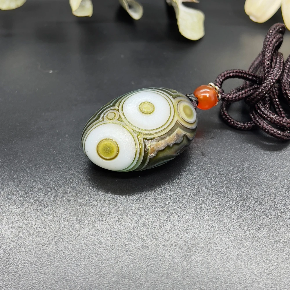 

Pure Natural Colored Floral Agate DIY Necklace Home Decoration Wish Agate Rare Jewelry Pendant Natural Mineral Coarse Stone
