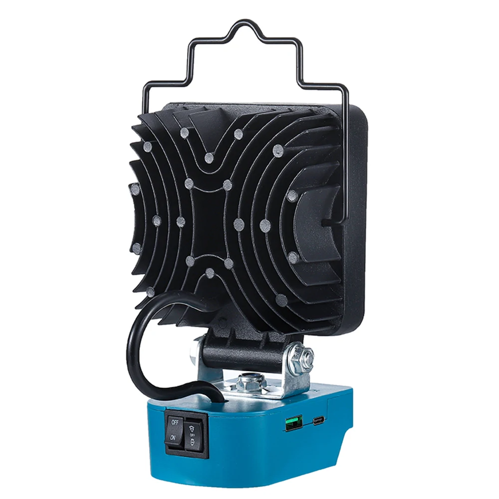 Portable Lantern 18V tool battery powered LED Lantern flashlight electric torch,with 5V USB Port,Body Only,No Battery,Compatible 18xx battery.