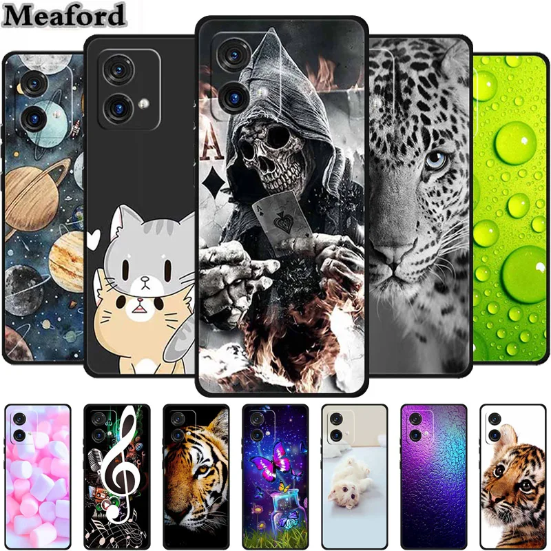 Per Motorola Moto G84 G54 5G Custodia Fashion Tpu Custodia Morbida In Silicone Per Moto G54 Motog84 2023 Originale New Tiger Capa