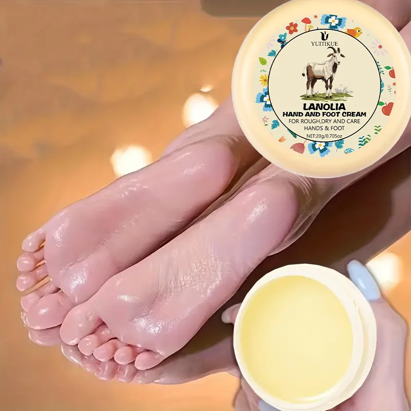 20g Lanolin Foot Cream - Suitable for chapped soles and heels, moisturizes chapped soles and heels, prevents the soles of the fe