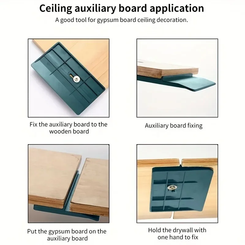 Plasterboard Fixing Tool 2/4pcs Drywall Fitting Fixing Board Supporting Installing Drywall Sloped Wall Carpenter