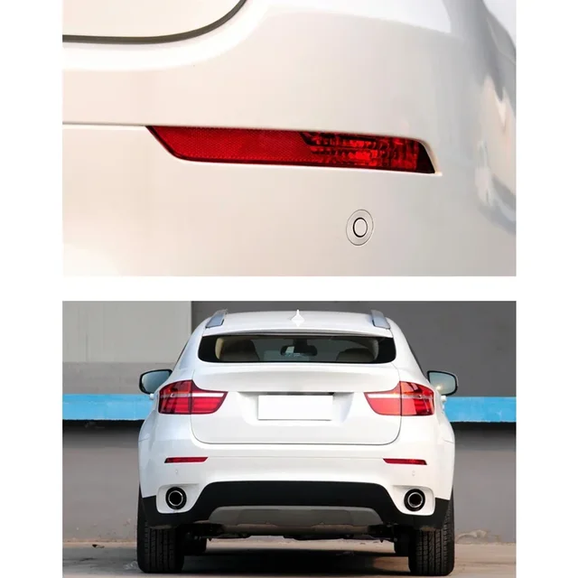 63147187219 Left Rear Bumper Foglight Reflector For BMW X6 E71 E72 2008 2009 2010 2011 2012 2013 2014 Car Light Accessories 1