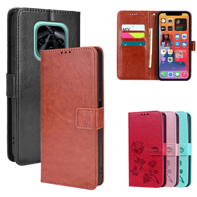Leather Case Protect Cover For Hi Nova 9Z Smartphone Case Silicone On Capa Hi Nova 9Z 9 Z Mnt-Bd00 Stand Coque Flip Wallet Funda