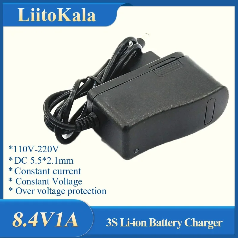 LiitoKala 8.4V 1A Polymer Lithium Battery Charger 8.4 V Volt Power supply Adapter Charger 7.4V 1A full of lights charger adapter battery charger power supply adapter battery charger adapter