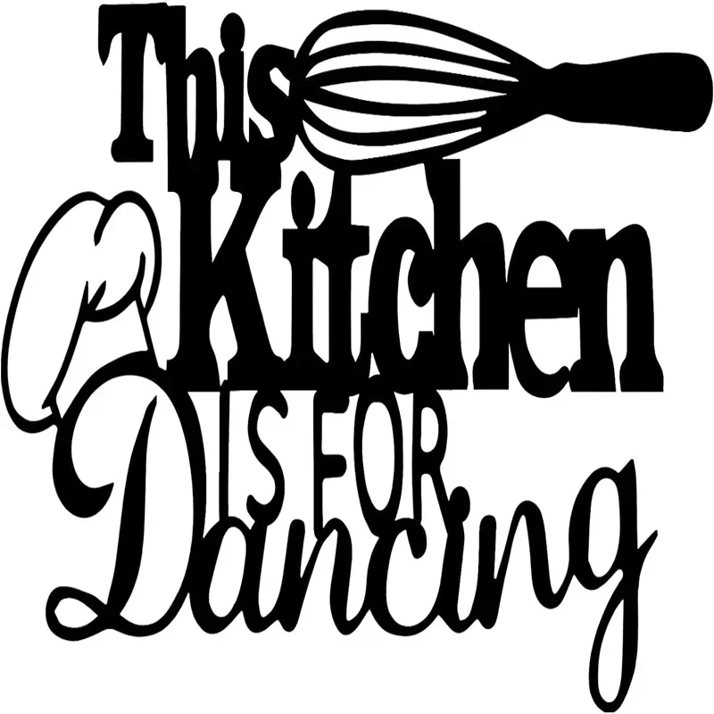 

Metal Kitchen Black Letter Art Signs Wall Decor Rustic Plaque CutOut Kitchen Door Dining Room Decoration Home Decorative