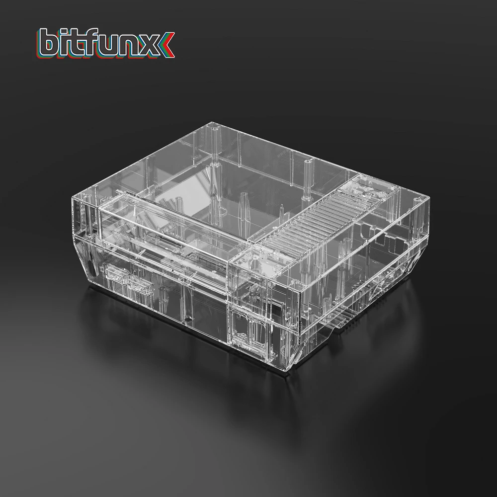 Bitfunx Transparent Game Console Replacement Shell Protective