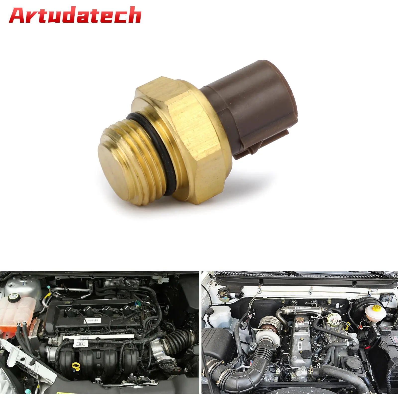 Artudatech 37760P00003 Radiator Cooling Fan Switch sensor fits for Acura for Honda Accord Civic CRV Pilot 37760-PHM-004 digital thermatic switch