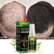 

Ginger Germinal Hair Growth Essential Oil Products 7 Day Anti-Hair Loss Serum Repair Dry Frizzy Care Nourishing Scalp Essence