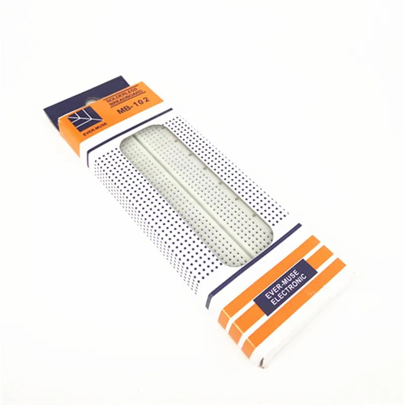 

MB-102 Bread Board 830 Hole Breadboard For DIY Experimental Connecting Board For Arduino