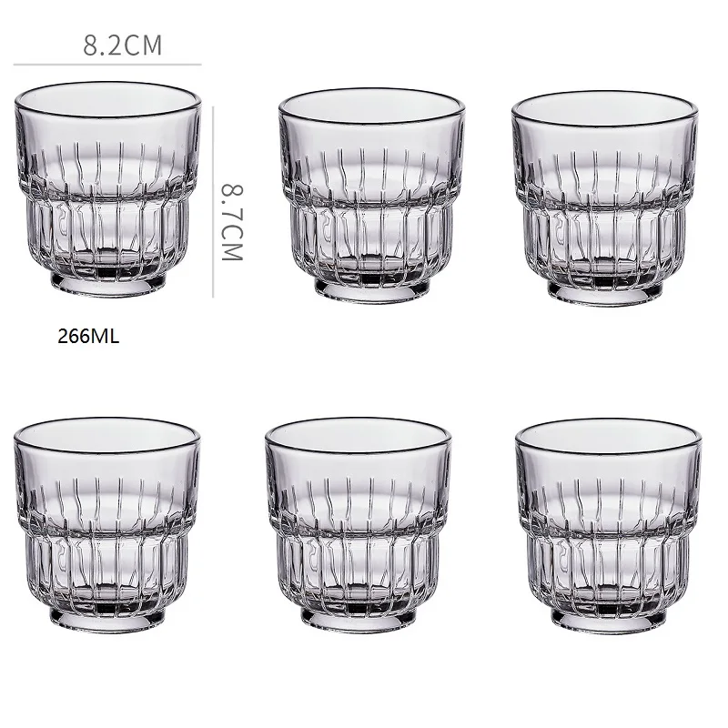 Coffee Cup Cortado Glass Set of 6pcs