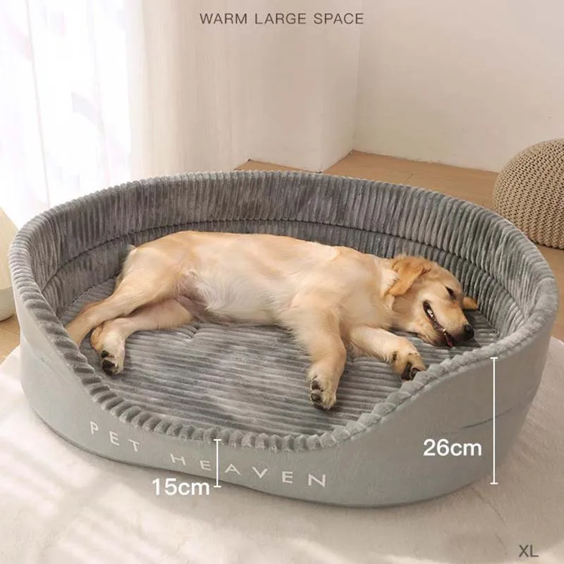 Dog Bed sofa Removable Washable Kennel Warm Cat MatPet for Large dog Thick Deep Sleep Cushion Puppy Dog Accessories מיטה לכלב