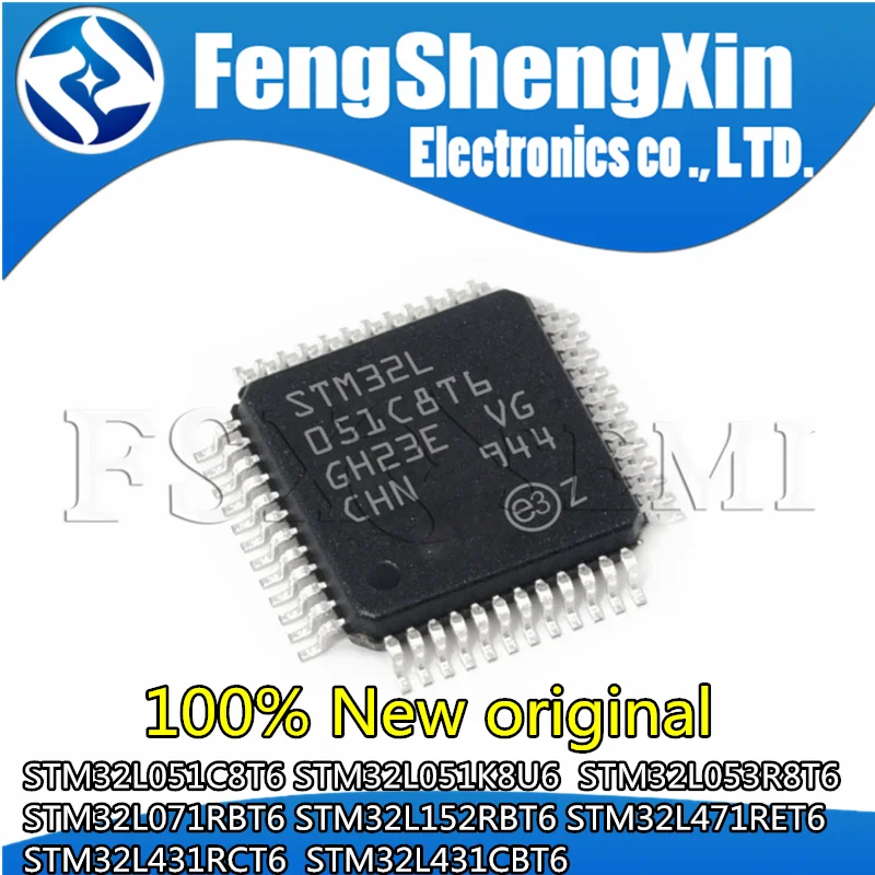 

10 шт. STM32L051C8T6 STM32L051K8U6 L051K86 STM32L053R8T6 STM32L071RBT6 STM32L152RBT6 STM32L471RET6 STM32L431RCT6 STM32L431CBT6