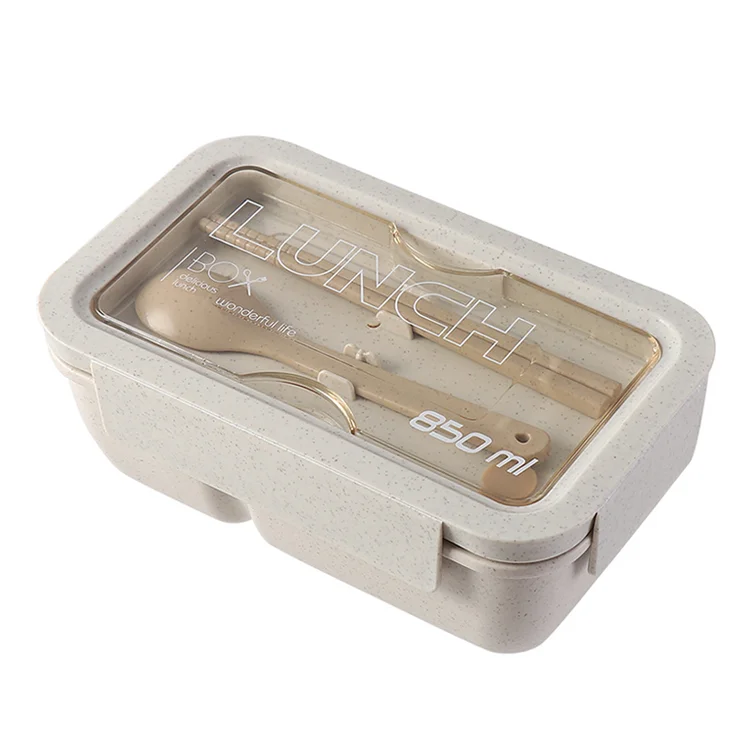 Food Grade Material Lunch Hot Sale Straw Lunch Bento For Kids