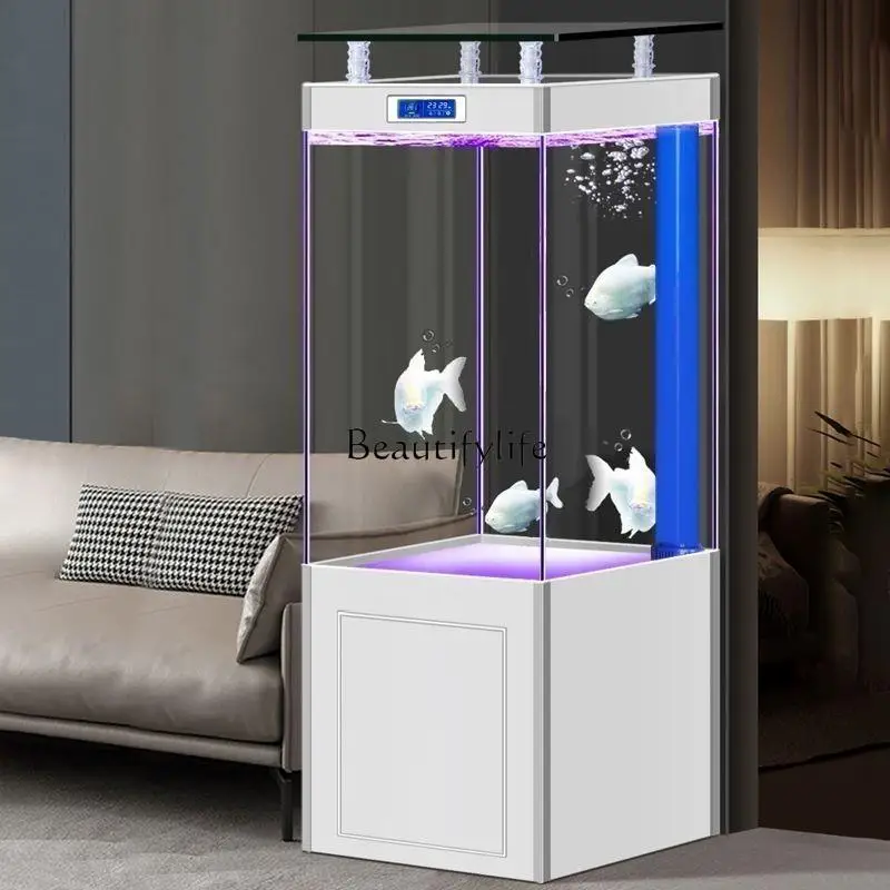 

High-End Home Office Fish Tank Screen Filter Aquarium