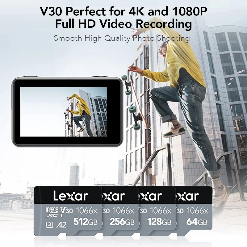 Lexar- 1066x ޸ ī 512GB 256GB 128GB 64GB SDXC Ŭ 10, ִ 160 MB/s ũ SD ī A2 U3 V30 п TF ī