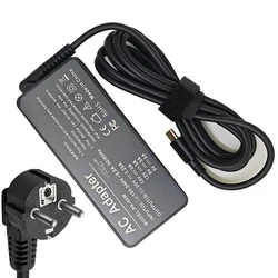 USB Type-C 65W Laptop Power Adapter Charger (Adapter with EU plug)