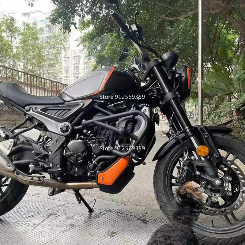 VOGE 300AC 레이싱 범퍼 안티폴 가드 LX300-6C용 고무 헤드가 있는 새로운 충돌 방지 바