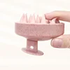 Silicone Shampoo Brush Head Scalp Massage Comb Clean The Scalp Thoroughly Body Massage Brush Bath Brush Salon Hairdressing Tool 4