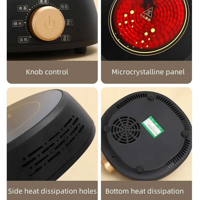 Electric Ceramic Stove Small Tea Boiler Electric Heater Tea Boiler Not Picky Pot Portable Heating Plate