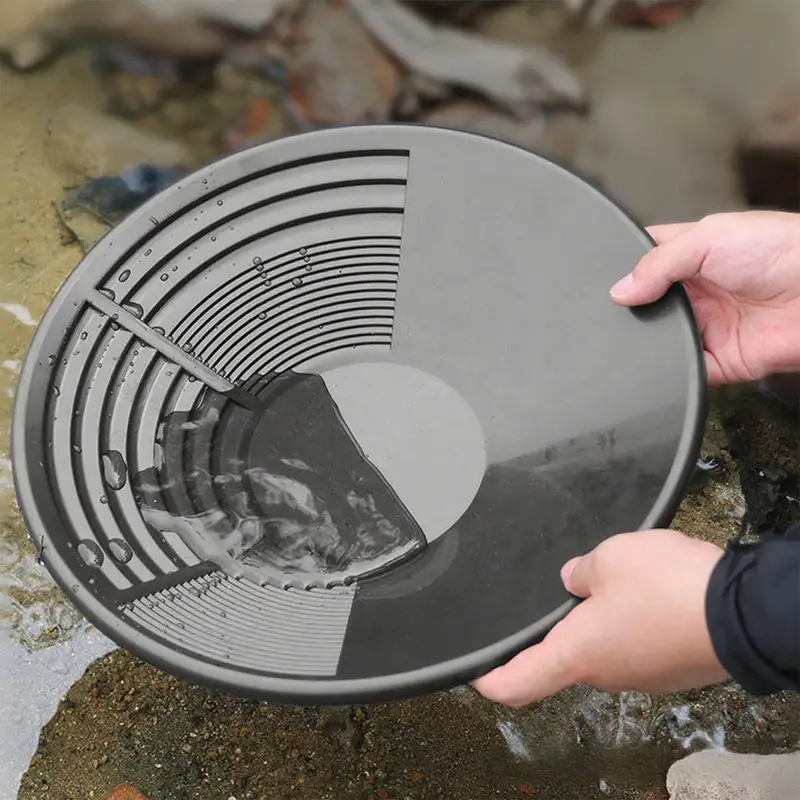 Hot Sale Plastic Gold Pan Basin Gold Mining Pan Ergonomic