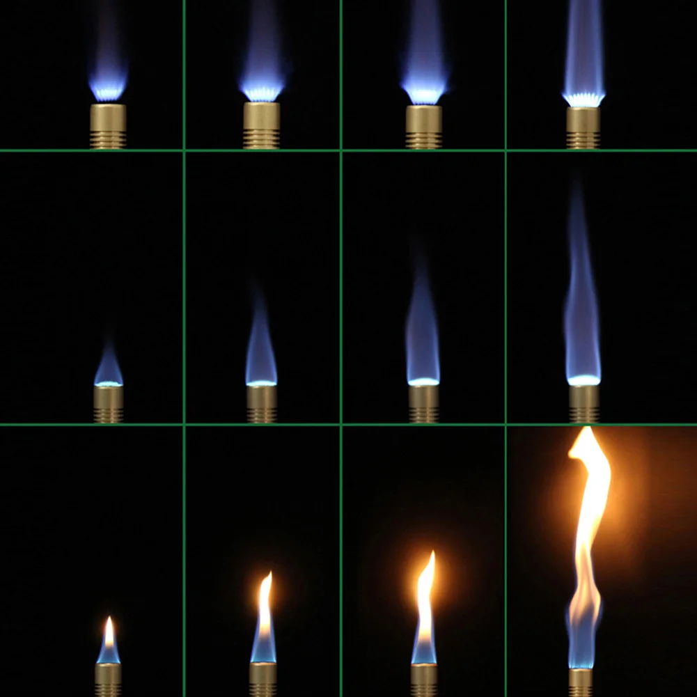 Brass Bunsen Burner Lightweight Brass Laboratory Burner Laboratory Burner Gas Burner Head for Outdoor Camping/Picnic/BBQ