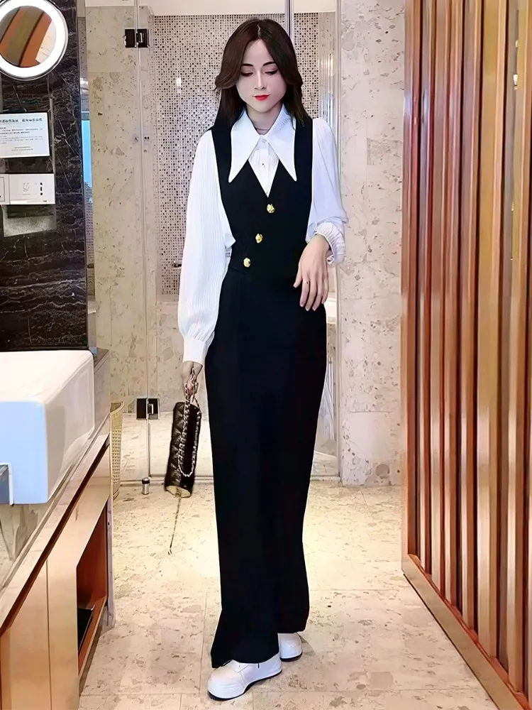 Traje De Piezas Para Mujer, Conjunto De Chaleco Y Pantalon