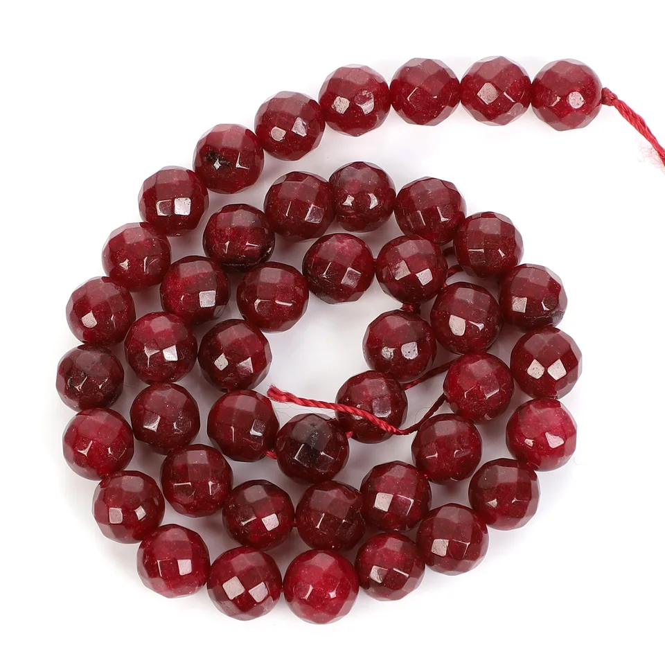 Un Filo Di Pietra Del Sole Sfaccettata Diametro 8 Mm - Foto 11