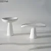 Minimalist White Wood Trays Decorative Cake Stand Fruit Bowl Snack Dessert Plate Fruits Plate Coffee Table Home Fruit Tray 1