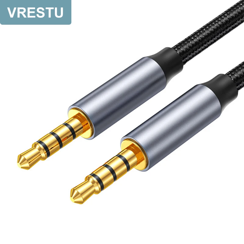 UGREEN Rallonge Jack Audio 3.5mm 4 Pôles Coudé R…