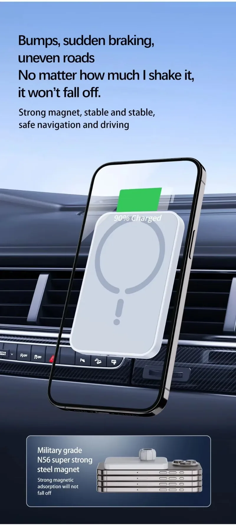 Car Phone Holder and Charger 3