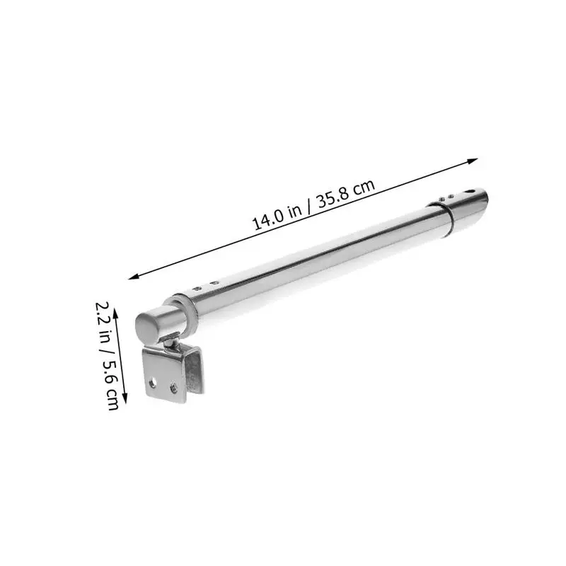 Frameless Shower Glass Panel Support Bar Sturdy Shower Door Hardware Bracket Bathroom Panel Fixing Solution