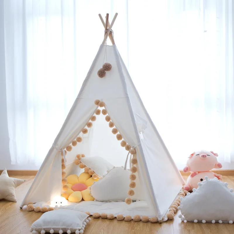 Kinder-Stoffzelt, hochwertiges Spielhaus | Tipi für Kinder babysdecor.myshopify.com