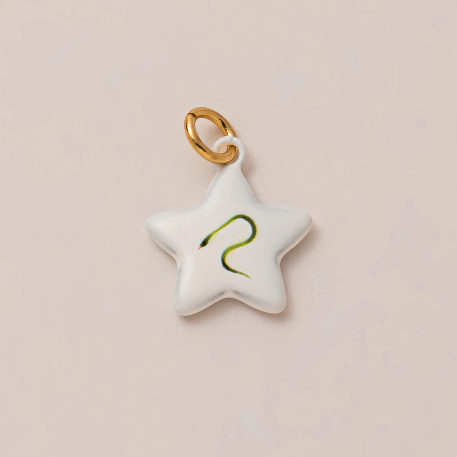 Einfacher Stil, niedliche kleine Tierserie, Fuchs, Mond, Kokosnussbaum, DIY-Anhänger, Charms, Schmuckherstellung – Detail 4