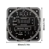 DIY Electronic Digital Clock Kits Light Control Rotation Digital LED Temperature & Time Display Tool Set for Soldering Practice 5