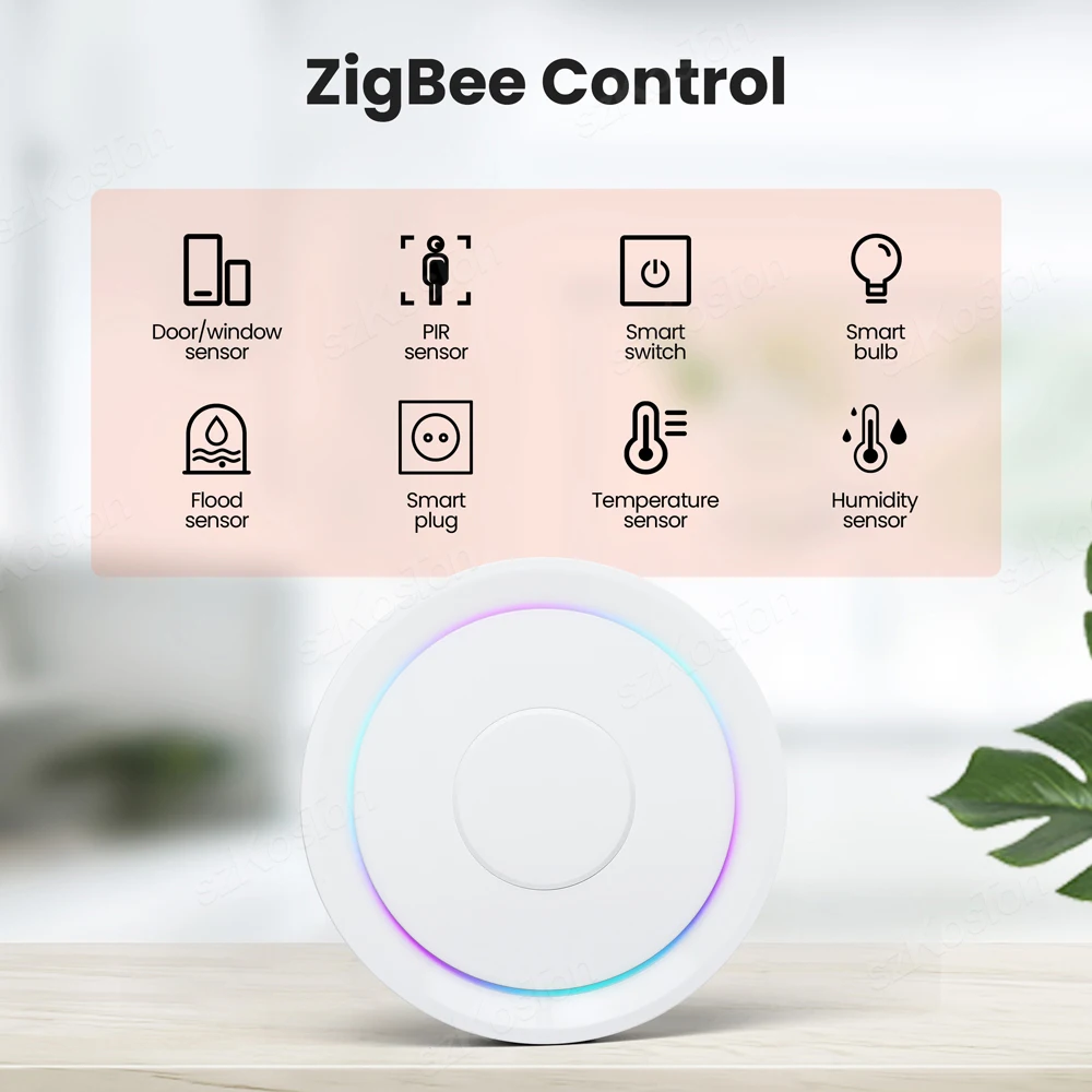 Homekit Tuya Zigbee Gateway Hub Smart Home Bridge Smart Life APP Apple HomeKit telecomando vocale per Alexa Google