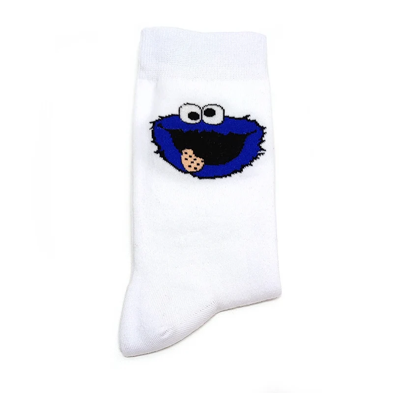 5 Pairs Pack Women Cartoon Sesame Street Chic Movement Skateboard Combed  Cotton Socks Cute Hipster Fashion Long Socks|Socks| - AliExpress