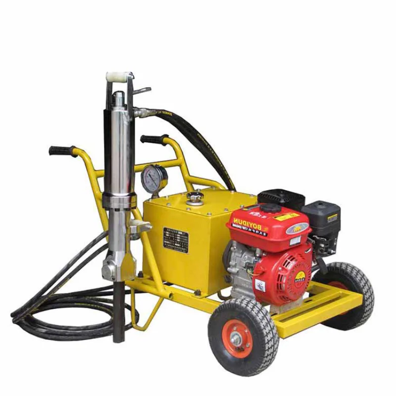 

2023 Boaoda Factory Outlet Stone Splitting Equipment Wedge Multifunctional Hard Rock Crusher Hydraulic Diesel 3D Rock Splitter