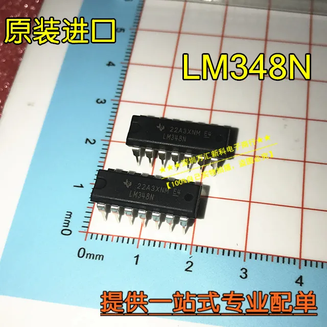 

10pcs orginal new LM348N LM348 op amp IC DIP-14