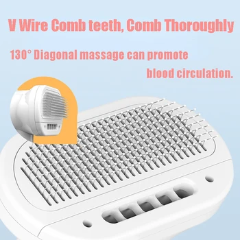 2-In-1 Pet Dog Hair Dryers Comb Brush Dog Grooming Kitten Cat Hair Comb Puppy Fur Blower Low Noise Constant Temprature Pet Dryer 3