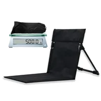 Foldable Camping Chair Outdoor Garden Park Single Lazy Chair Backrest Cushion Picnic Camping Folding Back Chair Beach Chairs - Image 15