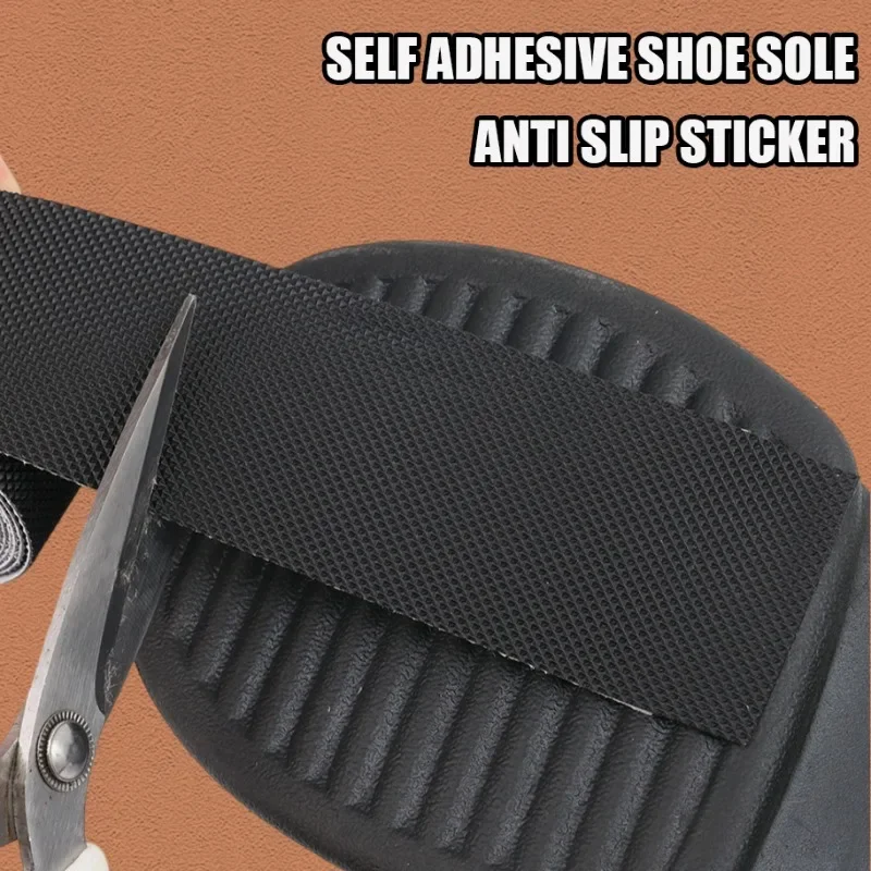 Sole Non-slip Self Adhesive Sticker High Heels Black White Rubber Patch Shoes Bottom Cuttable Stickers Wear-resistant Paster