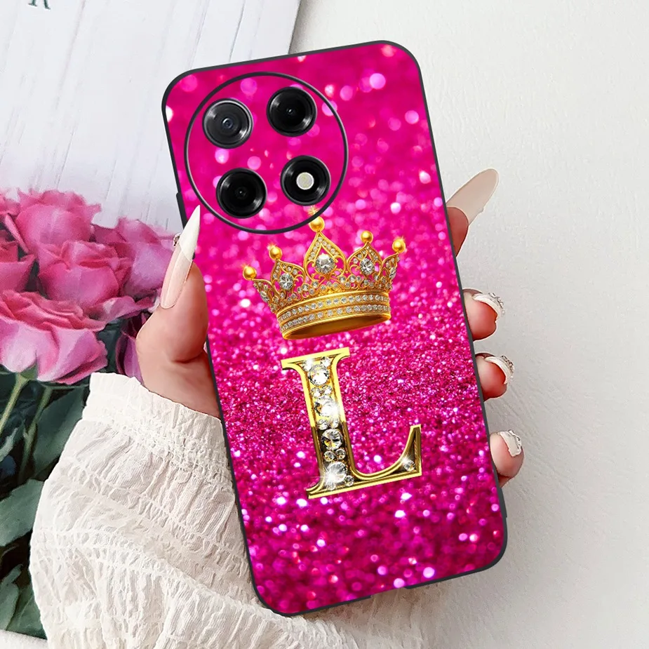 Crown Letters Soft Silicone Case - Premium Protective Cover