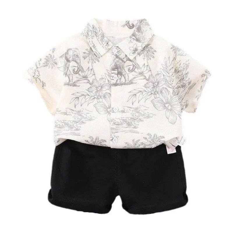 

New Summer Baby Clothes Suit Children Shirt Shorts 2Pcs/Sets Toddler Boys Clothing Infant Casual Sports Costume Kids Tracksuits