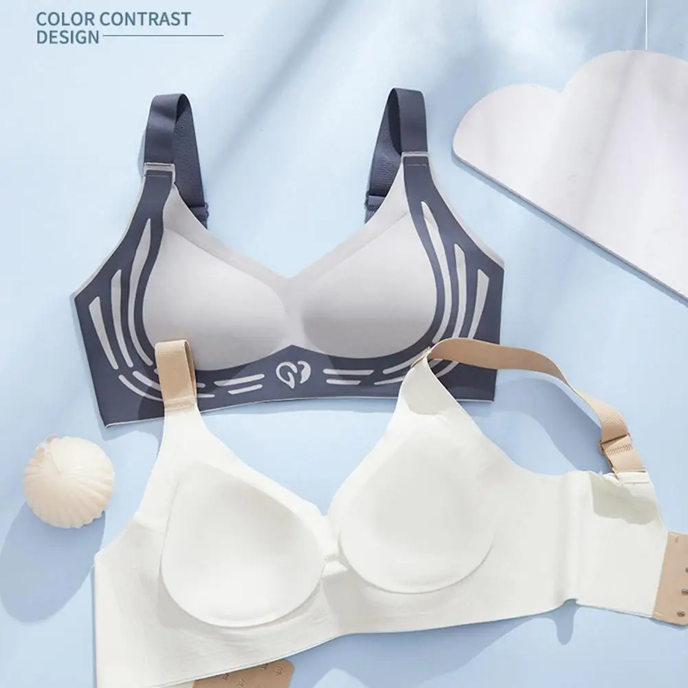 Soutien-Gorge Sans Couture Pour Femmes Sans Armatures Soutien-Gorge Push-up Confortable Bralette Sans Fil Couverture Complète Soutien-Gorge De Sport Quotidien Body Fille Personnalisé