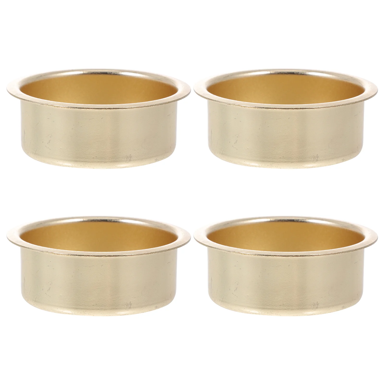 

4 Pcs Metal Cup Party Ornaments Holiday Cups Candlesticks Christmas Accessories Desktop Halloween Iron Household The