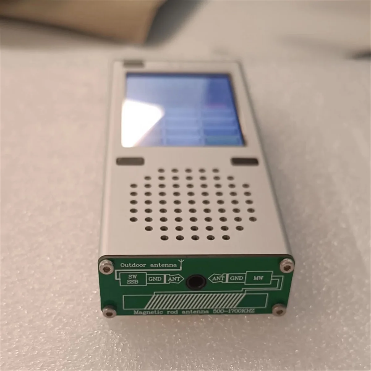 SMIEA 새로운 ATS200 항공 밴드 라디오 FM SI4732+ESP32+블루투스+2.4인치 터치 디스플레이 FM, AM, LSB, USB 다중 모드 수신